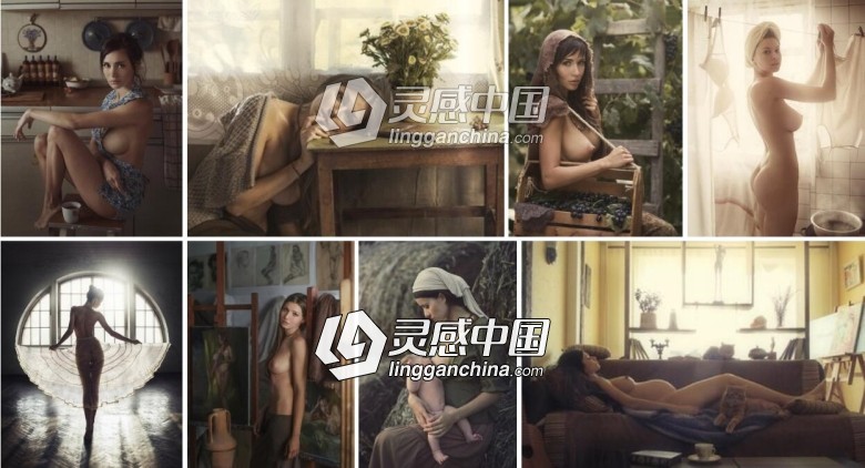 乌克兰摄影师David Dubnitskiy唯美性感私房人像油画风格视频教程  福风灵感网 www.ffidea.com