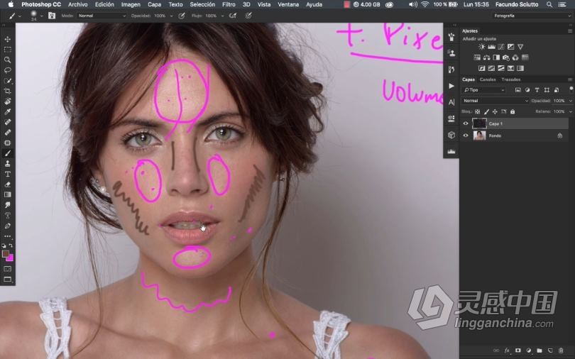 人像高端美容修饰后期处理视频教程 High end Beauty Retouching with Facundo Sciutto  福风灵感网 www.ffidea.com