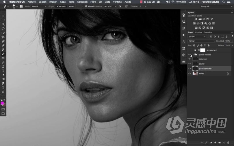 人像高端美容修饰后期处理视频教程 High end Beauty Retouching with Facundo Sciutto  福风灵感网 www.ffidea.com