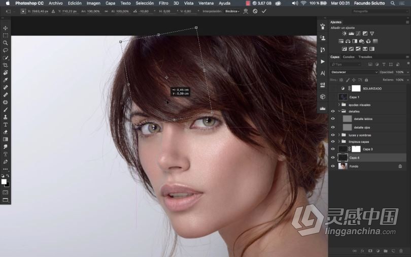 人像高端美容修饰后期处理视频教程 High end Beauty Retouching with Facundo Sciutto  福风灵感网 www.ffidea.com
