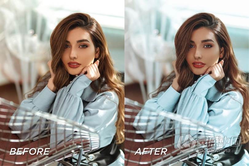 清新时尚人像Lightroom预设+APP调色滤镜 5 Fashion Lightroom Presets  福风灵感网 www.ffidea.com