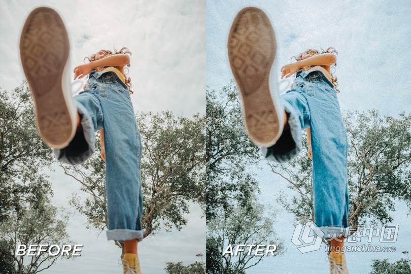 清新时尚人像Lightroom预设+APP调色滤镜 5 Fashion Lightroom Presets  福风灵感网 www.ffidea.com