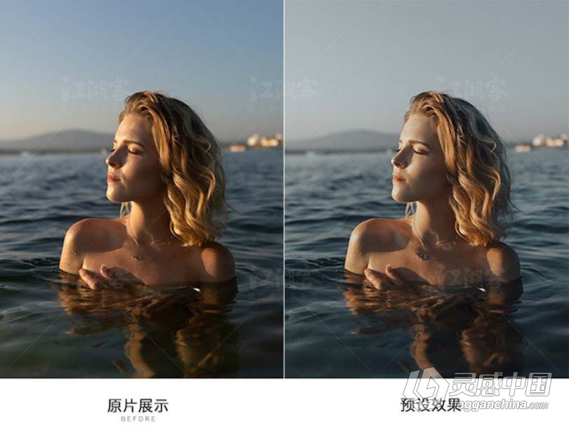 青蓝电影质感LR预设达芬奇/PS/PR/LUT人像lightroom胶片调色滤镜插件  福风灵感网 www.ffidea.com