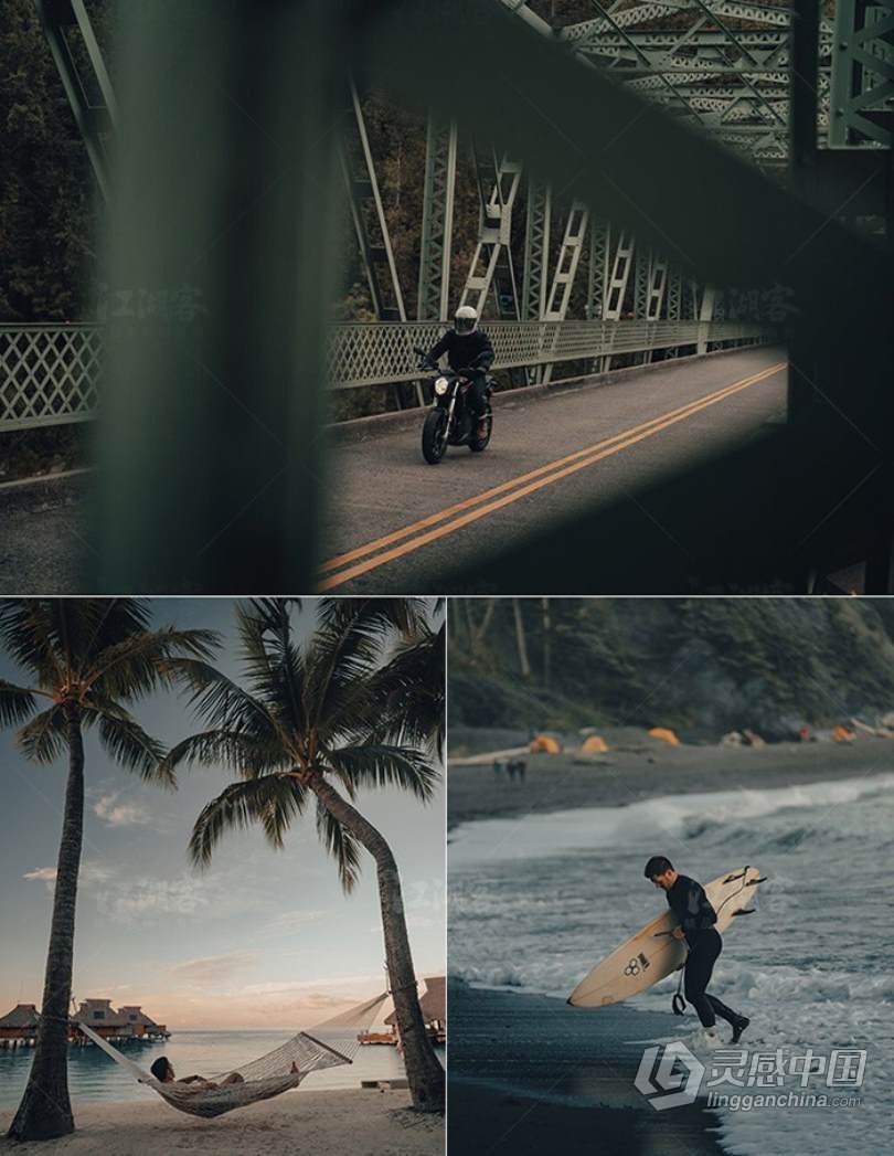 青蓝电影质感LR预设达芬奇/PS/PR/LUT人像lightroom胶片调色滤镜插件  福风灵感网 www.ffidea.com