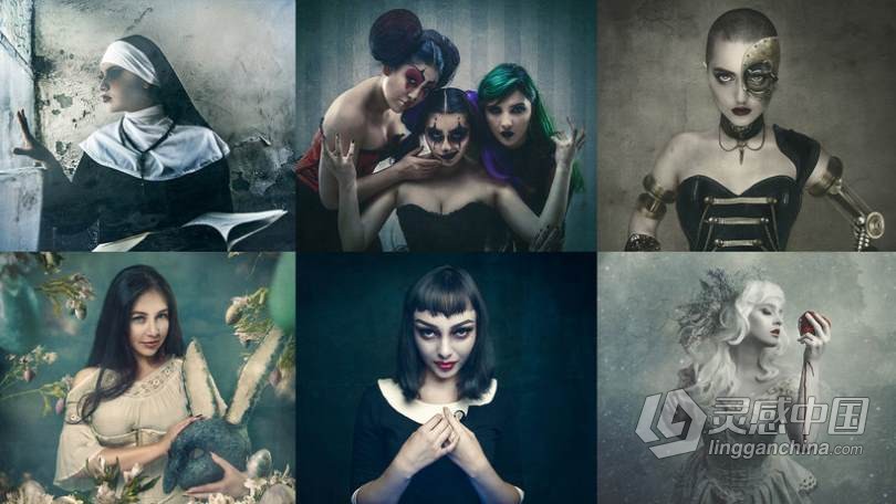 摄影师Alter Imago神秘黑暗主题概念艺术人像创作教程 中文字幕 Retrato conceptual dark  福风灵感网 www.ffidea.com
