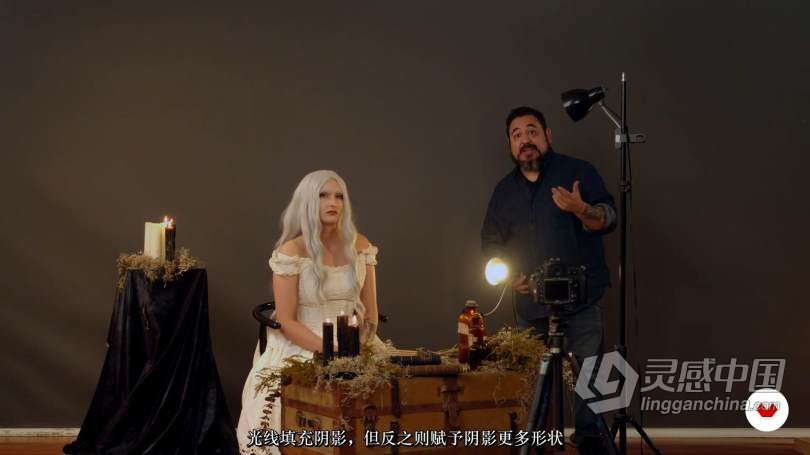 摄影师Alter Imago神秘黑暗主题概念艺术人像创作教程 中文字幕 Retrato conceptual dark  福风灵感网 www.ffidea.com