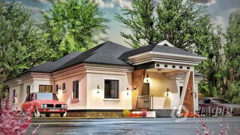 Blender与Revit逼真3D渲染场景实例制作视频教程 From Revit to Blender 2.9x  福风灵感网 www.ffidea.com