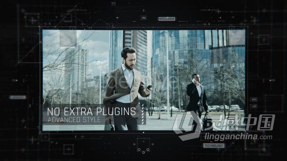 数字企业幻灯片高科技公司智能技术介绍宣传片动画视频制作 AE模板 AE工程文件 Digital Corporate Slideshow  福风灵感网 www.ffidea.com