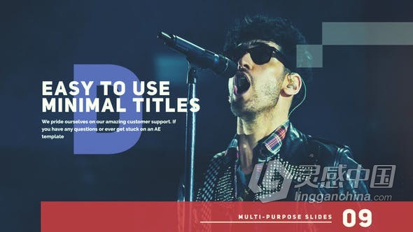 干净动态展示公司商业现代幻灯片宣传片视频制作AE模板PR模板工程文件 Minimal Slideshow | Presentation  福风灵感网 www.ffidea.com