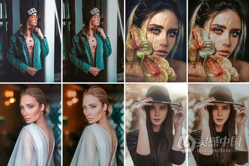 旅拍街拍喜怒无常电影质感人像Lightroom预设/手机APP滤镜 Moody Faded Preset  福风灵感网 www.ffidea.com