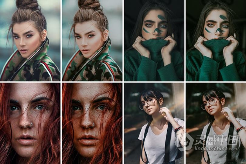 旅拍街拍喜怒无常电影质感人像Lightroom预设/手机APP滤镜 Moody Faded Preset  福风灵感网 www.ffidea.com