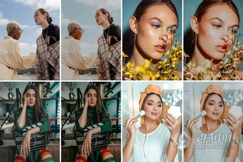 旅拍街拍喜怒无常电影质感人像Lightroom预设/手机APP滤镜 Moody Faded Preset  福风灵感网 www.ffidea.com