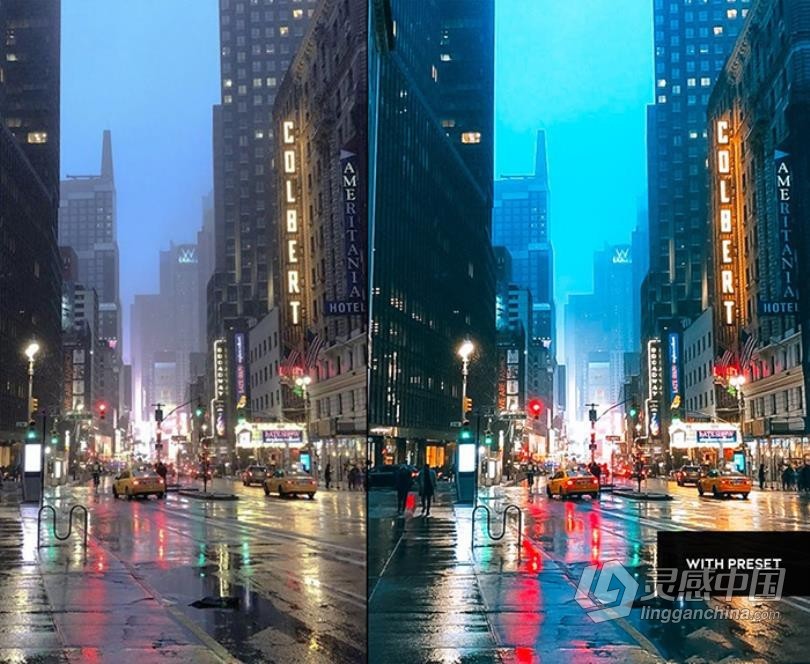 城市霓虹夜景赛博朋克效果LR调色预设 ARTA Night Presets For Mobile and Desktop  福风灵感网 www.ffidea.com