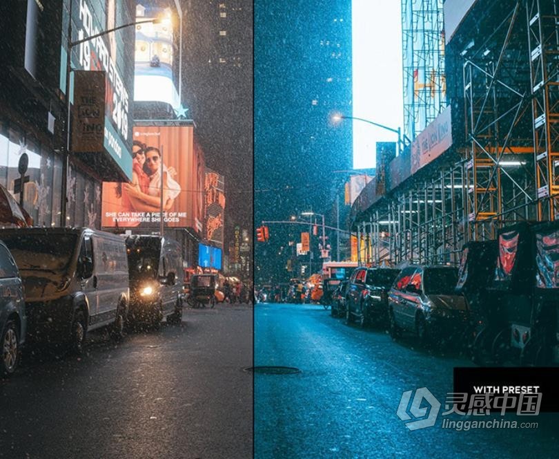 城市霓虹夜景赛博朋克效果LR调色预设 ARTA Night Presets For Mobile and Desktop  福风灵感网 www.ffidea.com