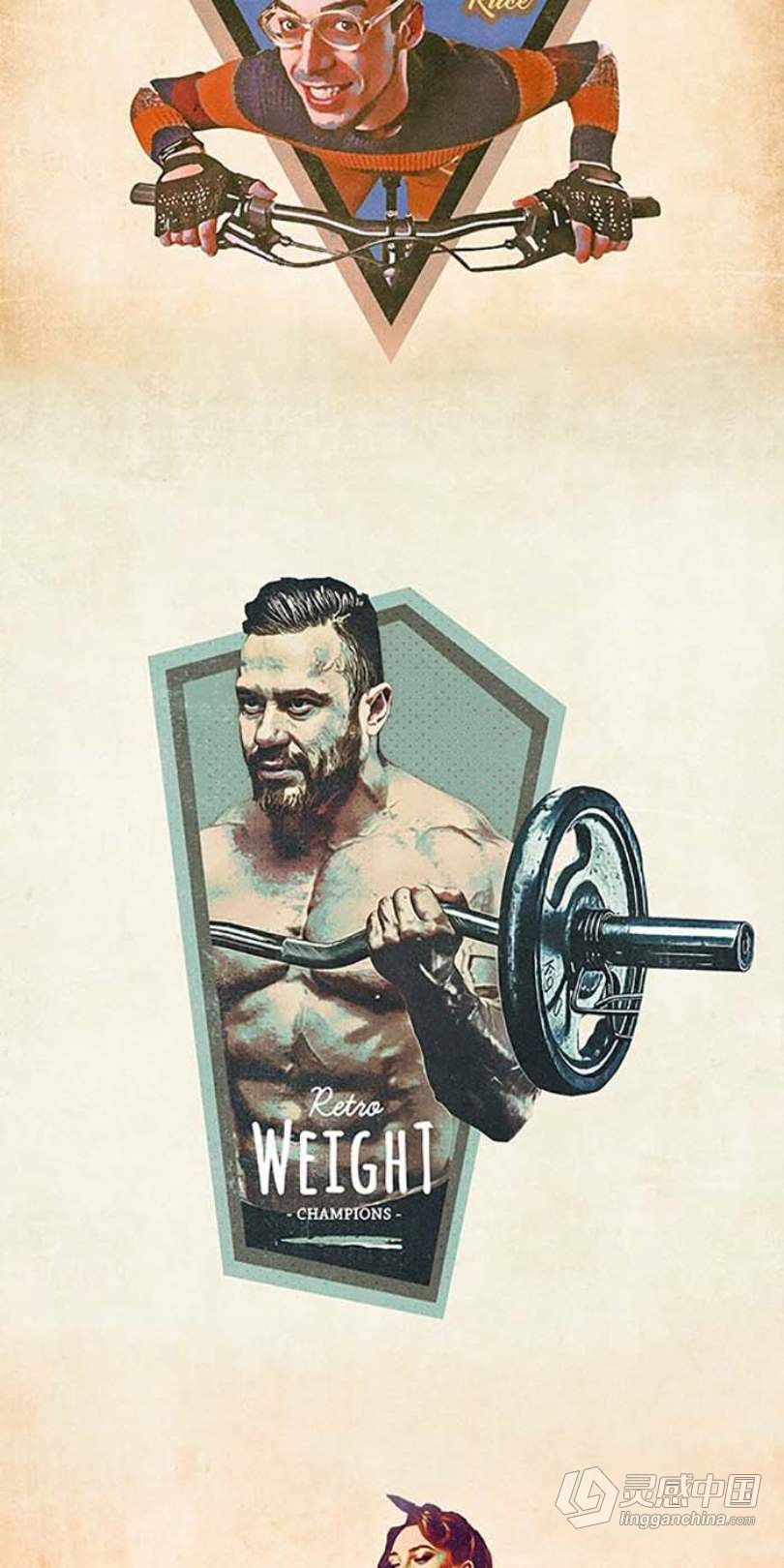 复古广告海报Photoshop动作 Retro Poster Photoshop Action附视频教程  福风灵感网 www.ffidea.com