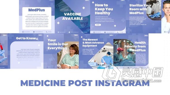 医学介绍医疗保健牙科诊所医疗宣传视频短片 AE模板 AE工程文件 Medicine post istagram  福风灵感网 www.ffidea.com