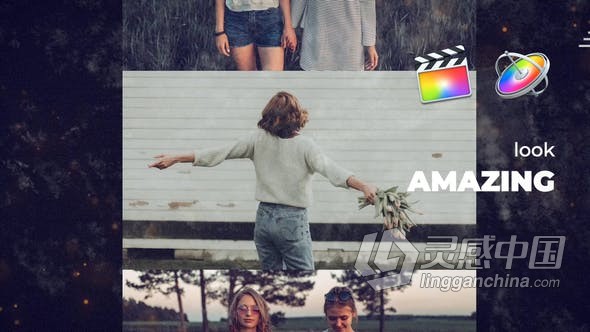 创意简洁图片展示片头FCPX插件 Creative Slideshow  福风灵感网 www.ffidea.com