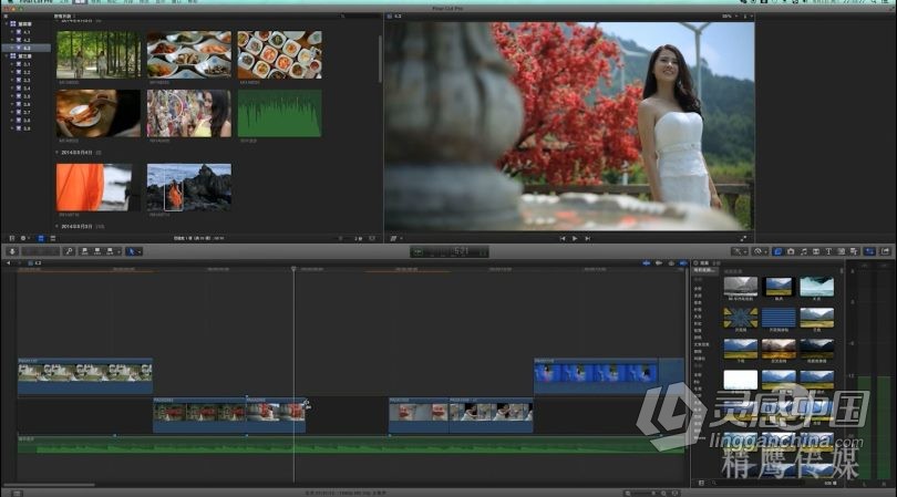 FCPX自学影视剪辑精英高级课程Final Cut Pro X中文教程  福风灵感网 www.ffidea.com