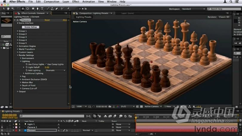 AE教程 Element 3D插件全面中文语音教程 强烈推荐  福风灵感网 www.ffidea.com
