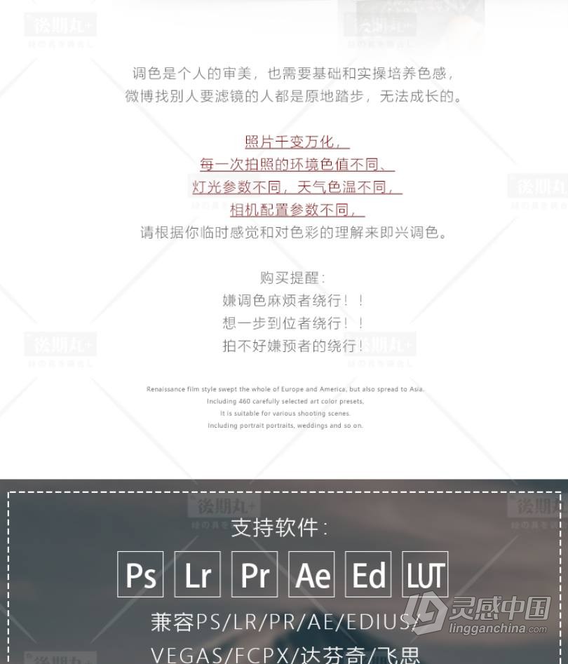 LUT预设 日系复古胶片杂志人像博主风视频调色LR预设+LUT预设 支持PS/PR/AE/LR/FCPX/达芬奇  福风灵感网 www.ffidea.com