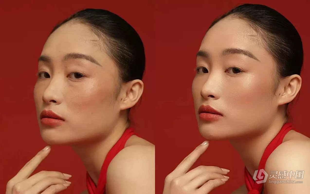 PS一键磨皮插件 AI神经网络人工智能修片磨皮插件 商业人像磨皮祛斑祛痘初修PS插件  福风灵感网 www.ffidea.com