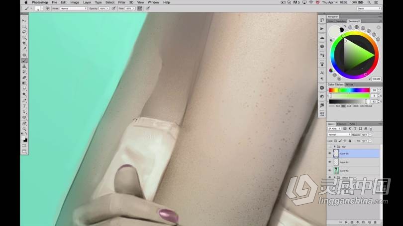 绘画教程 卡通人像五官及皮肤细节数字绘画视频教程  福风灵感网 www.ffidea.com