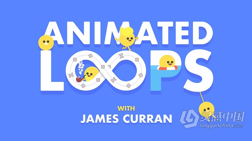 AE教程 AE循环动画动态图形设计专业训练视频教程  福风灵感网 www.ffidea.com