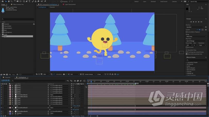 AE教程 AE循环动画动态图形设计专业训练视频教程  福风灵感网 www.ffidea.com