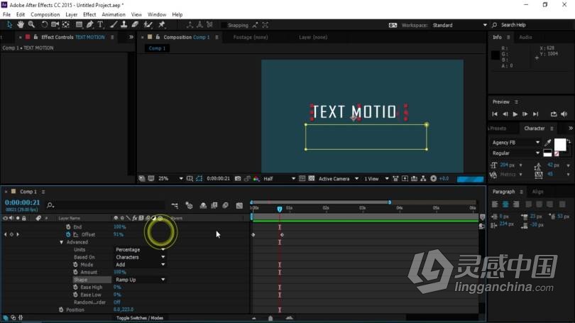 AE教程 AE创建文本动画效果完整技能培训视频教程  福风灵感网 www.ffidea.com