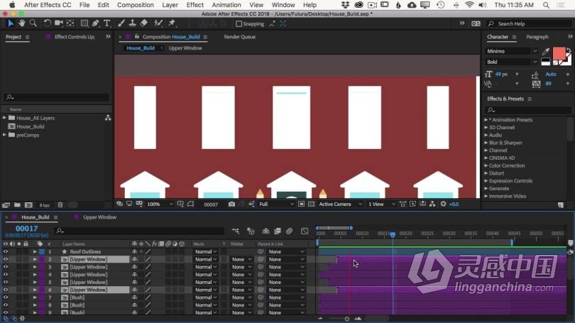AE教程 AE轻松成为动画师职业技能培训视频教程  福风灵感网 www.ffidea.com