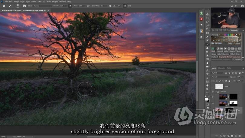 摄影教程 尼克·佩奇(Nick Page)风光摄影后期掌握亮度蒙版第二部-中英字幕  福风灵感网 www.ffidea.com