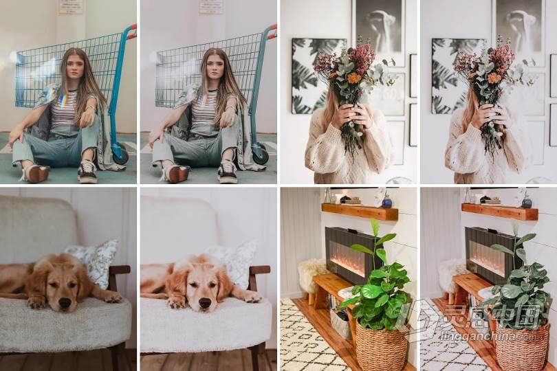 LR预设 Instagram博客常用轻盈干净通透胶片人像Lightroom预设/APP预设  福风灵感网 www.ffidea.com