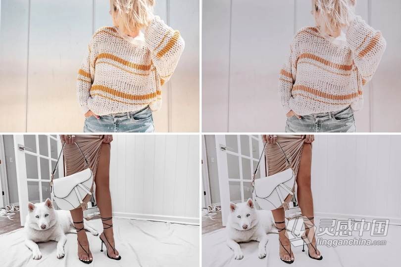 LR预设 Instagram博客常用轻盈干净通透胶片人像Lightroom预设/APP预设  福风灵感网 www.ffidea.com