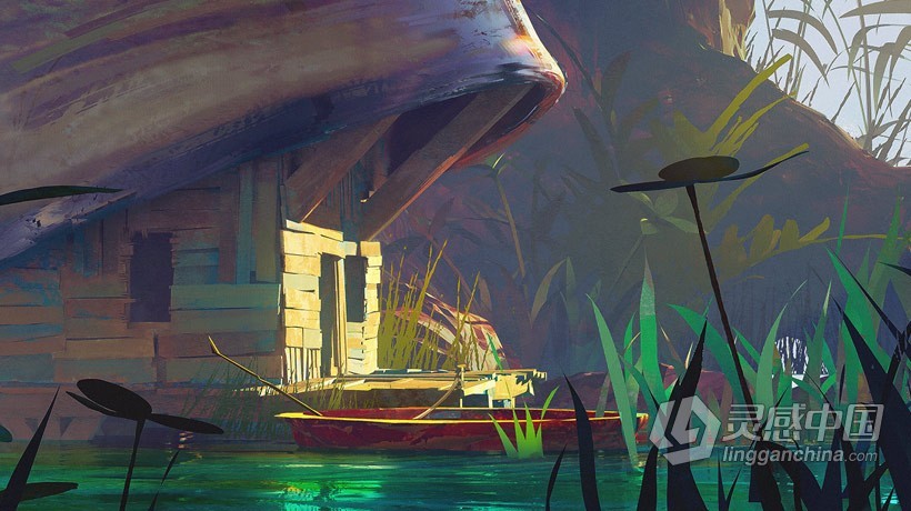 ZBrush教程 Zbrush概念艺术环境从3D构建到2D绘制视频教程  福风灵感网 www.ffidea.com