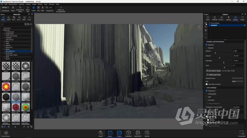 ZBrush教程 Zbrush概念艺术环境从3D构建到2D绘制视频教程  福风灵感网 www.ffidea.com