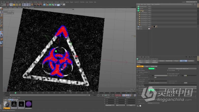 C4D教程 C4D中X-Particles粒子特效6个场景大师级实例制作视频教程  福风灵感网 www.ffidea.com