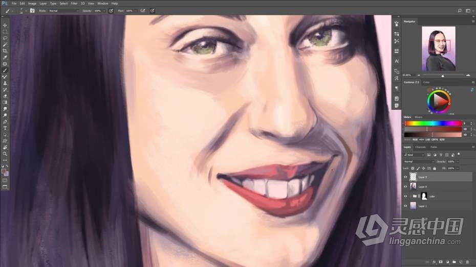 绘画教程 从铅笔素描到数字绘画创意设计过程教程  福风灵感网 www.ffidea.com