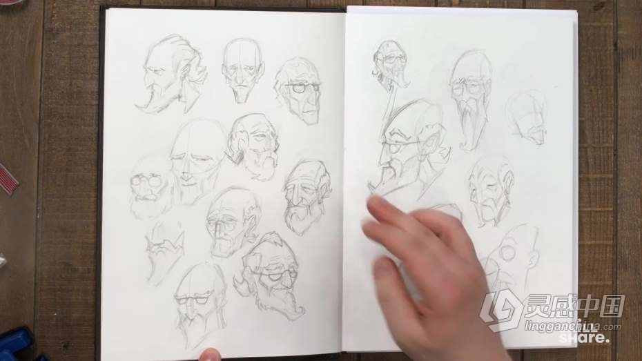 绘画教程 动画角色插图设计传统手绘过程教程  福风灵感网 www.ffidea.com