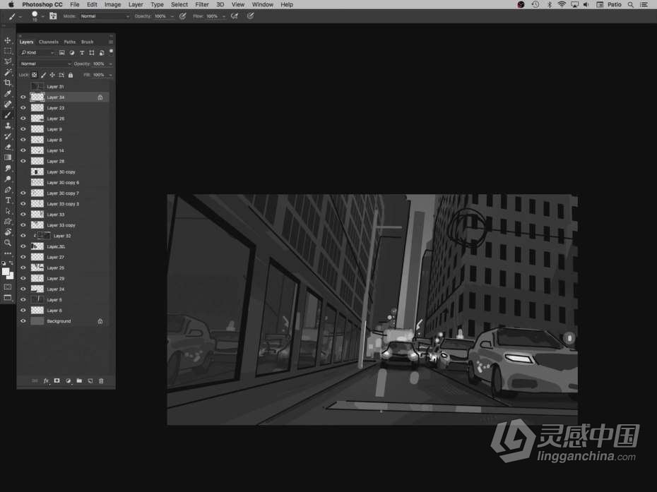 绘画教程 Patrick O Keefe数字绘画色彩构图大师级教程  福风灵感网 www.ffidea.com