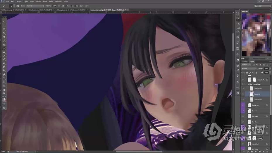 绘画教程 Sakimichan画师同人角色手绘实例视频教程第136季  福风灵感网 www.ffidea.com