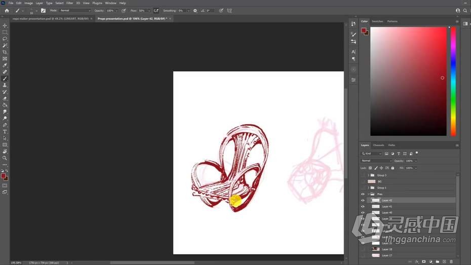 绘画教程 Airi Pan画师数字绘画实例训练教程  福风灵感网 www.ffidea.com