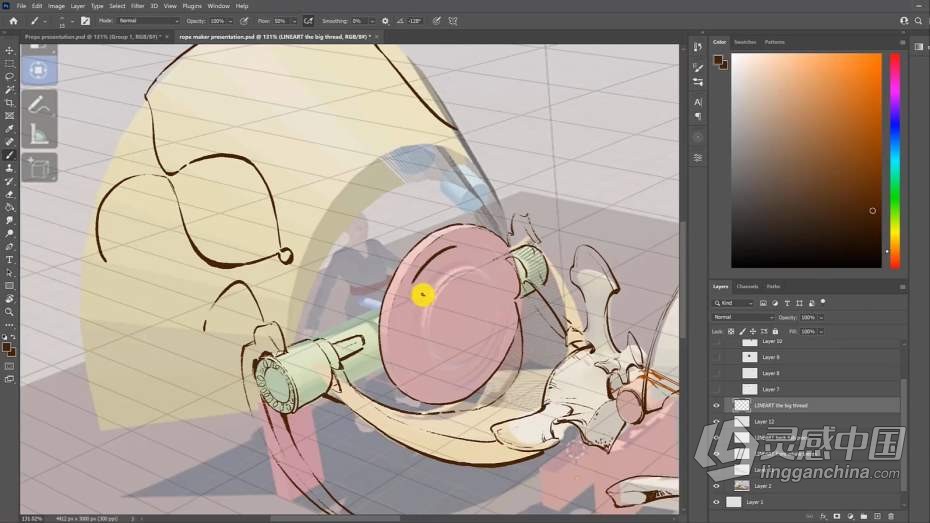 绘画教程 Airi Pan画师数字绘画实例训练教程  福风灵感网 www.ffidea.com