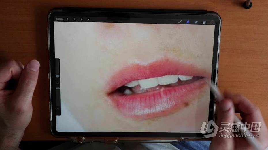 Procreate中使用PS修饰人像皮肤祛痘后期处理教程  福风灵感网 www.ffidea.com