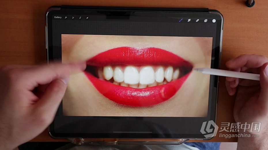 Procreate中使用PS修饰人像皮肤祛痘后期处理教程  福风灵感网 www.ffidea.com