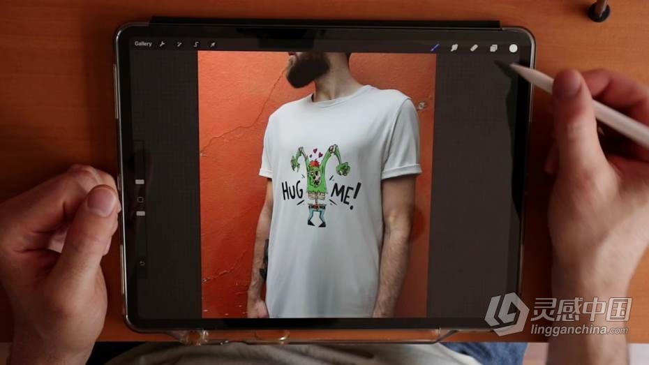 Procreate中使用PS修饰人像皮肤祛痘后期处理教程  福风灵感网 www.ffidea.com