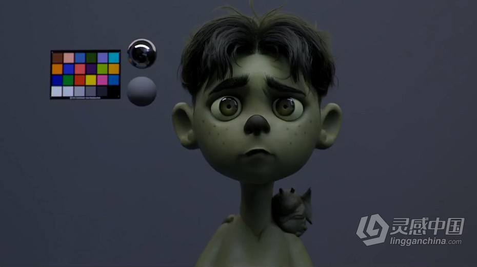 Maya教程 Maya中XGen角色毛发实例制作大师级教程  福风灵感网 www.ffidea.com