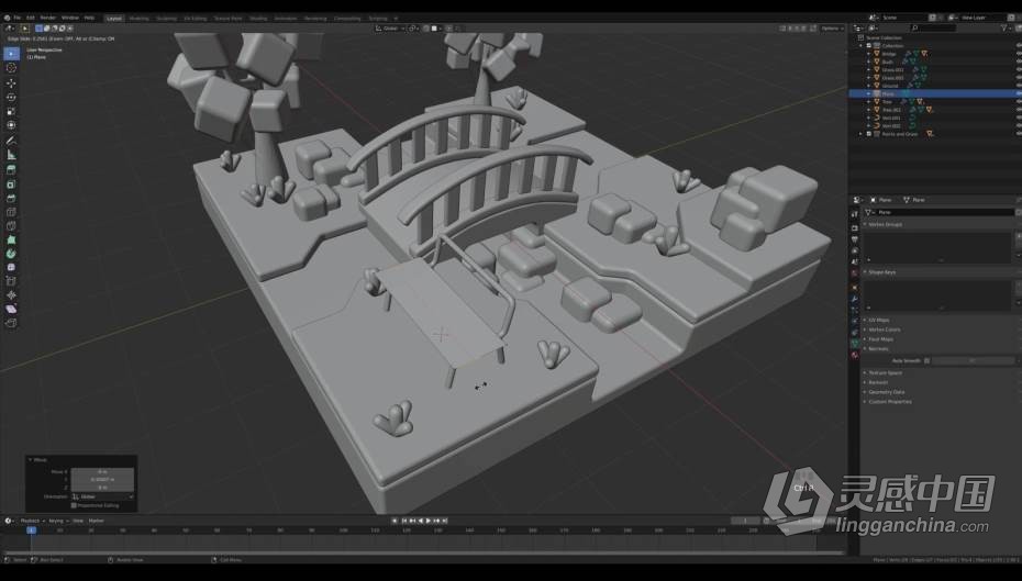 Blender教程 Blender 3D卡通渲染风格建模技术实例训练教程  福风灵感网 www.ffidea.com