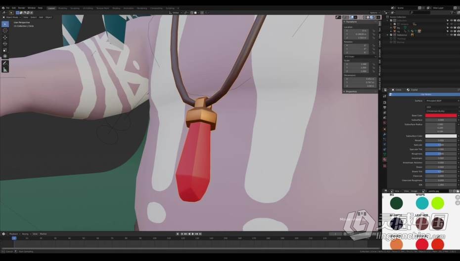 Blender教程 Blender 3D卡通渲染风格建模技术实例训练教程  福风灵感网 www.ffidea.com