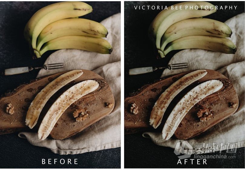 ins美食博主必备暗调食品胶片LR预设与移动LR预设  DARK FOOD LIGHTROOM PRESETS  福风灵感网 www.ffidea.com