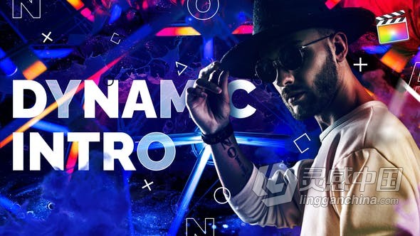 FCPX插件与Motion模板 时髦富有节奏感新颖介绍开场视频片头  福风灵感网 www.ffidea.com